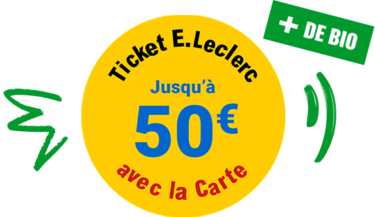 Participez à vos parcours pour tenter de gagner 50€ en Ticket E.Leclerc.
