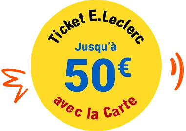 Participez à vos parcours pour tenter de gagner 50€ en Ticket E.Leclerc.